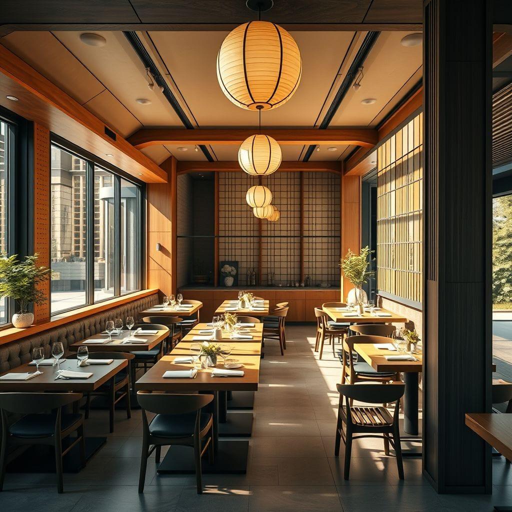 Japandi restaurant - AI Generated