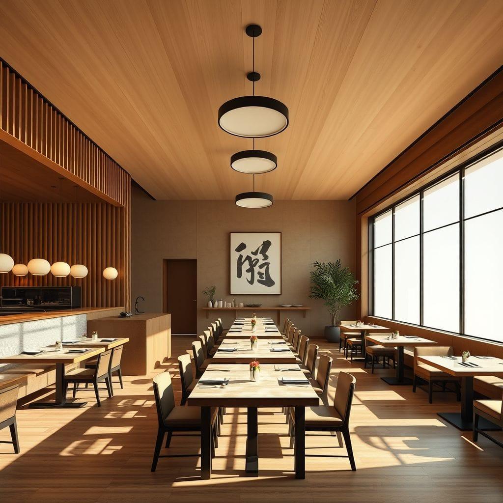 Japandi restaurant - AI Generated