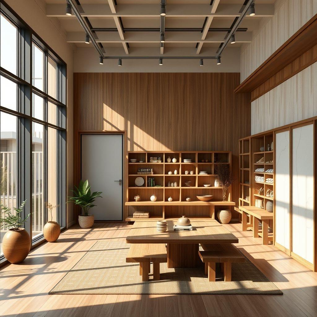 Japandi store - AI Generated