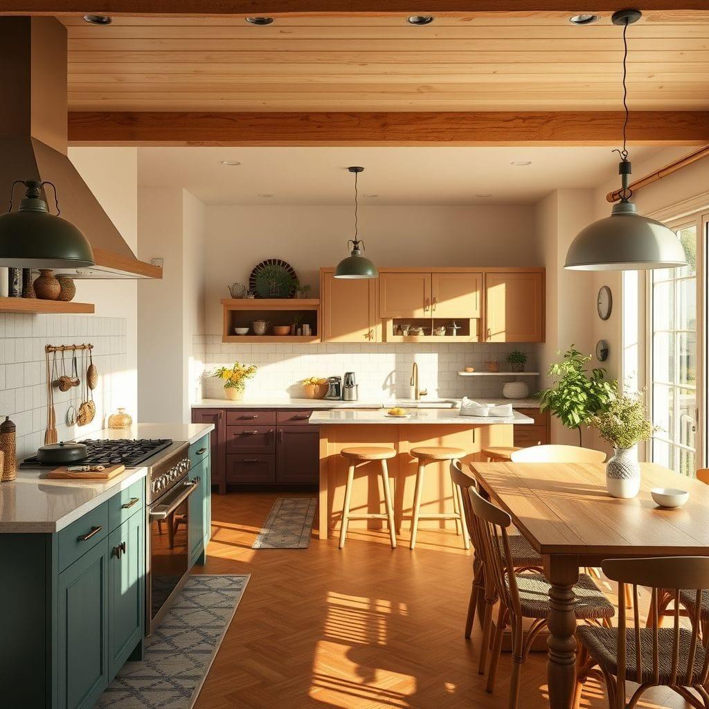  kitchen living combo - AI Generated