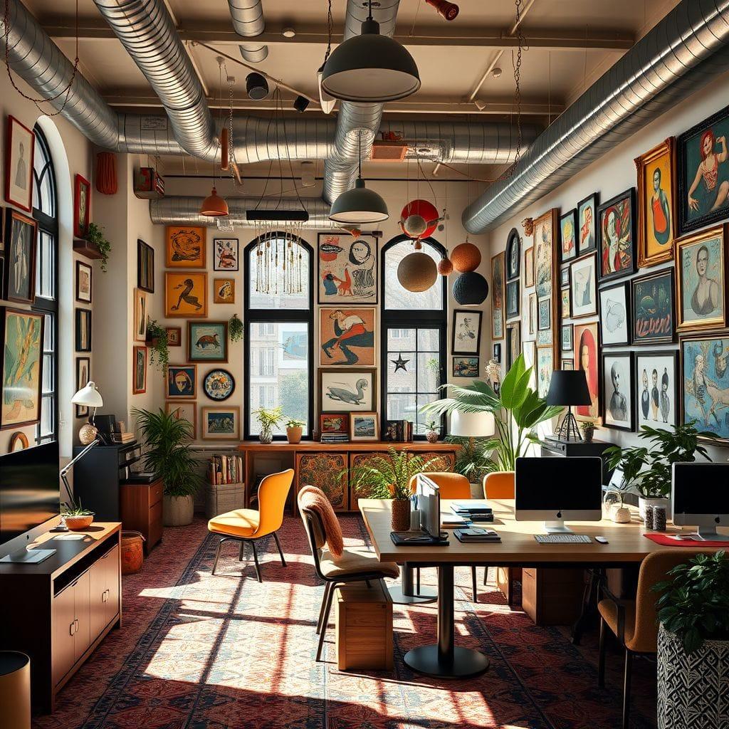 Maximalist coworking space - AI Generated