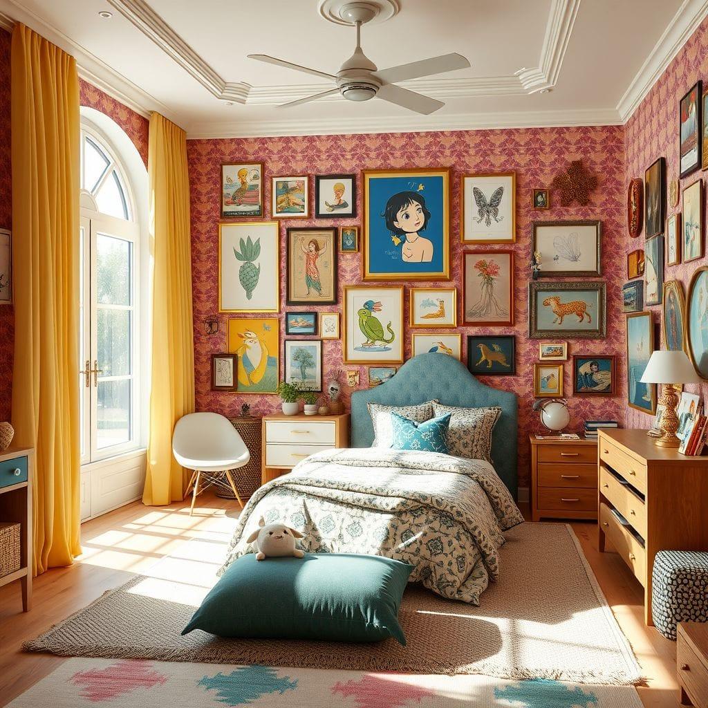 Maximalist kids room - AI Generated