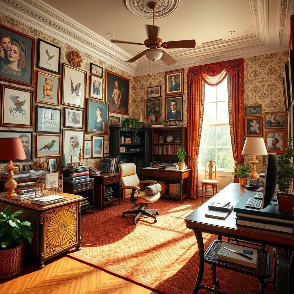 Maximalist office - AI Generated