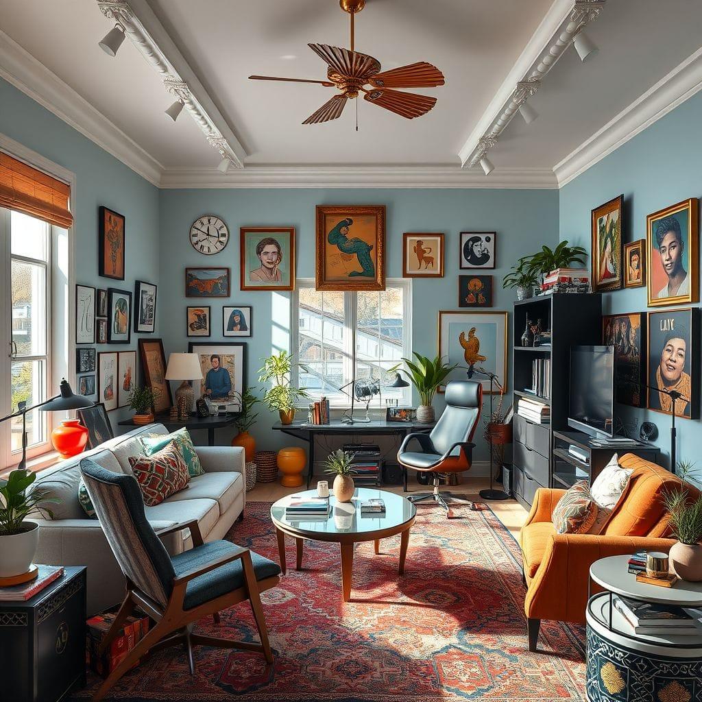 Maximalist podcast studio - AI Generated
