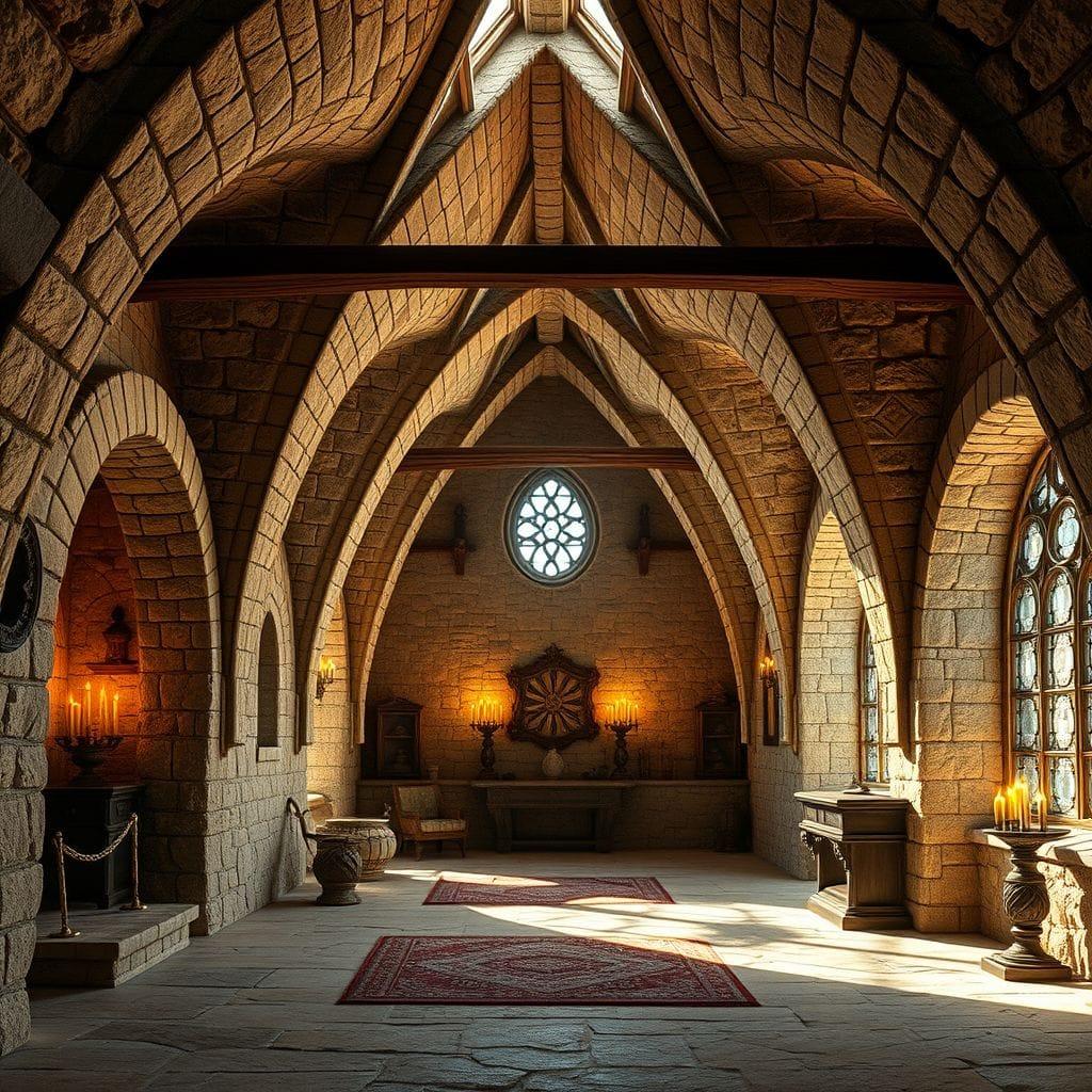 Medieval attic - AI Generated