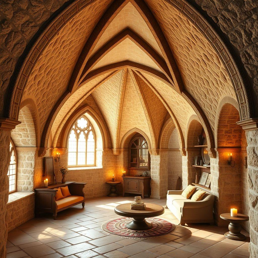 Medieval attic - AI Generated