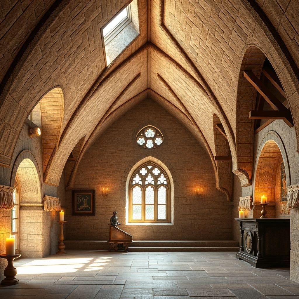 Medieval attic - AI Generated
