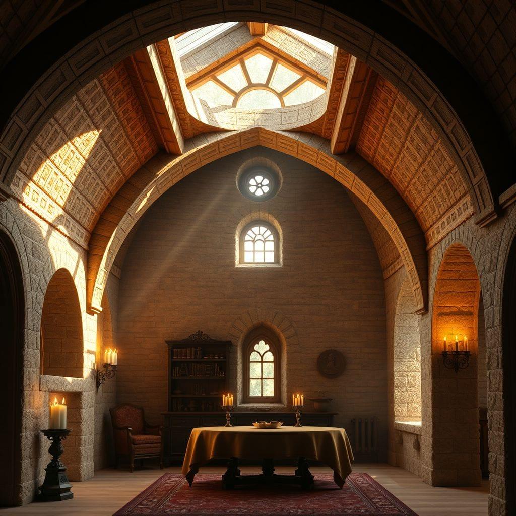 Medieval attic - AI Generated