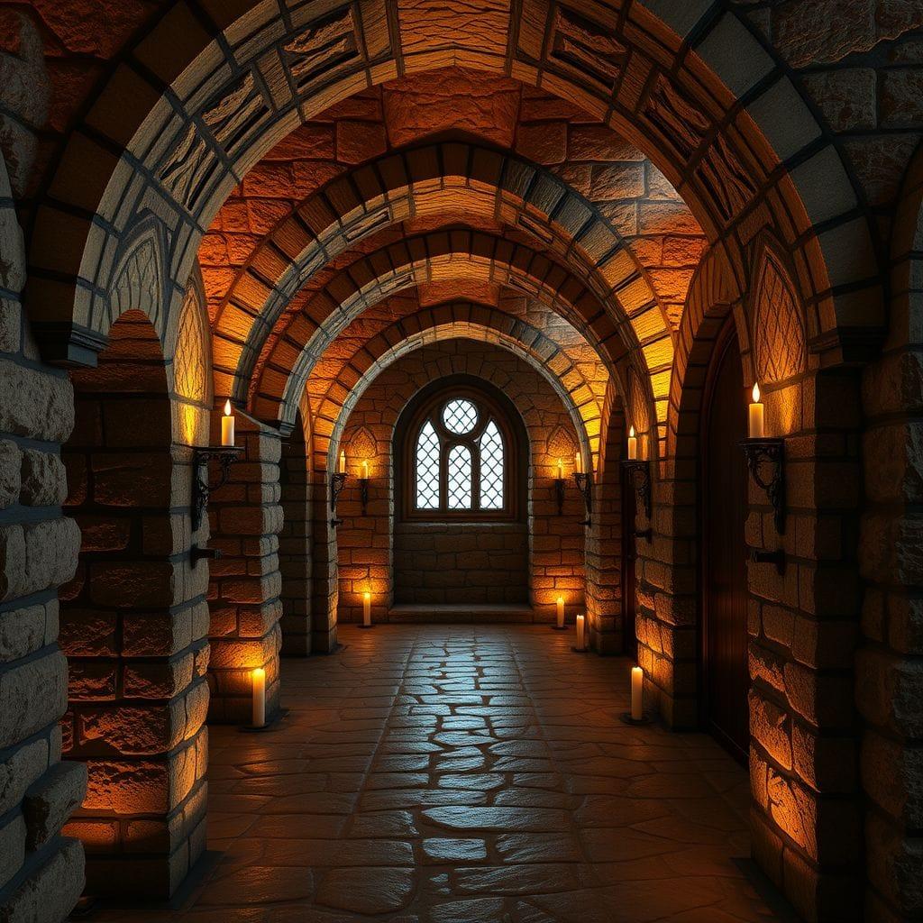 Medieval basement - AI Generated