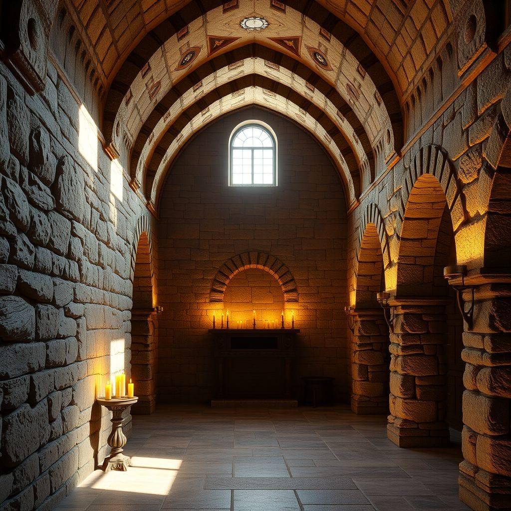 Medieval basement - AI Generated