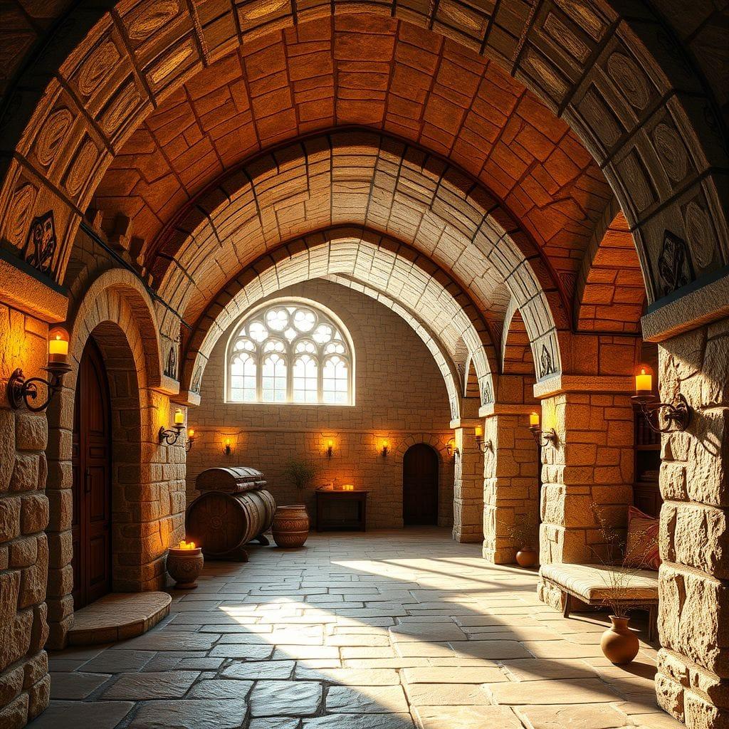 Medieval basement - AI Generated