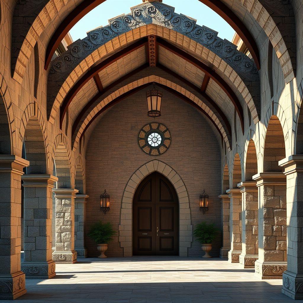 Medieval carport - AI Generated