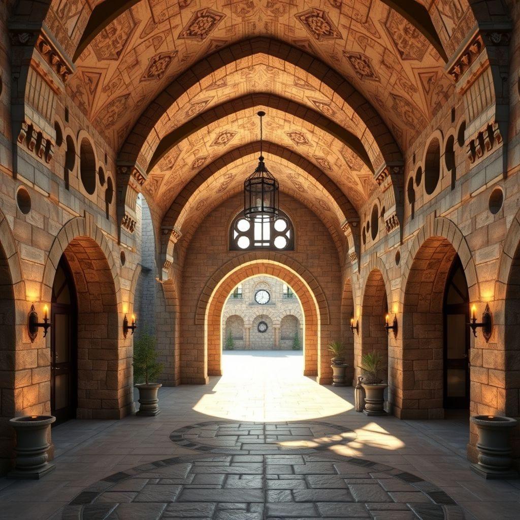 Medieval carport - AI Generated
