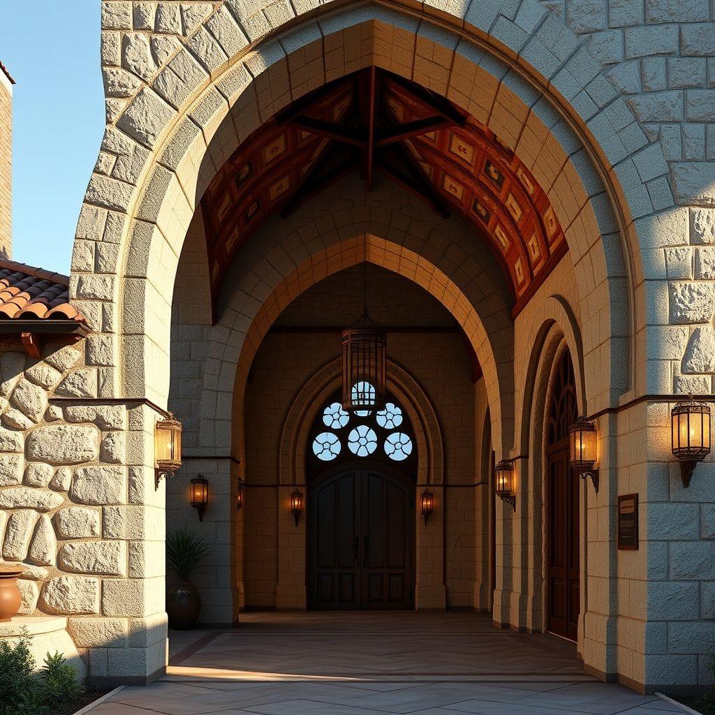 Medieval carport - AI Generated
