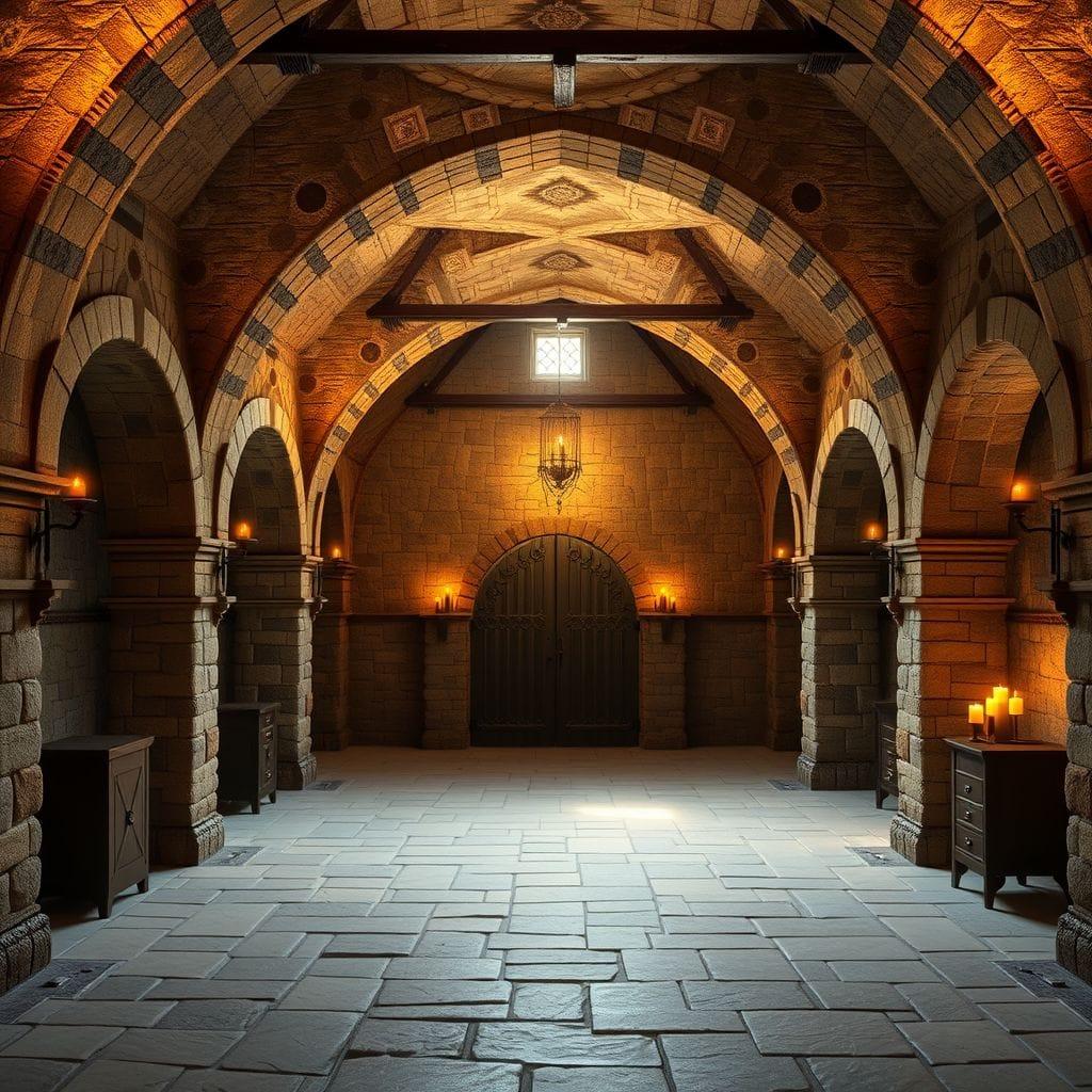 Medieval garage - AI Generated