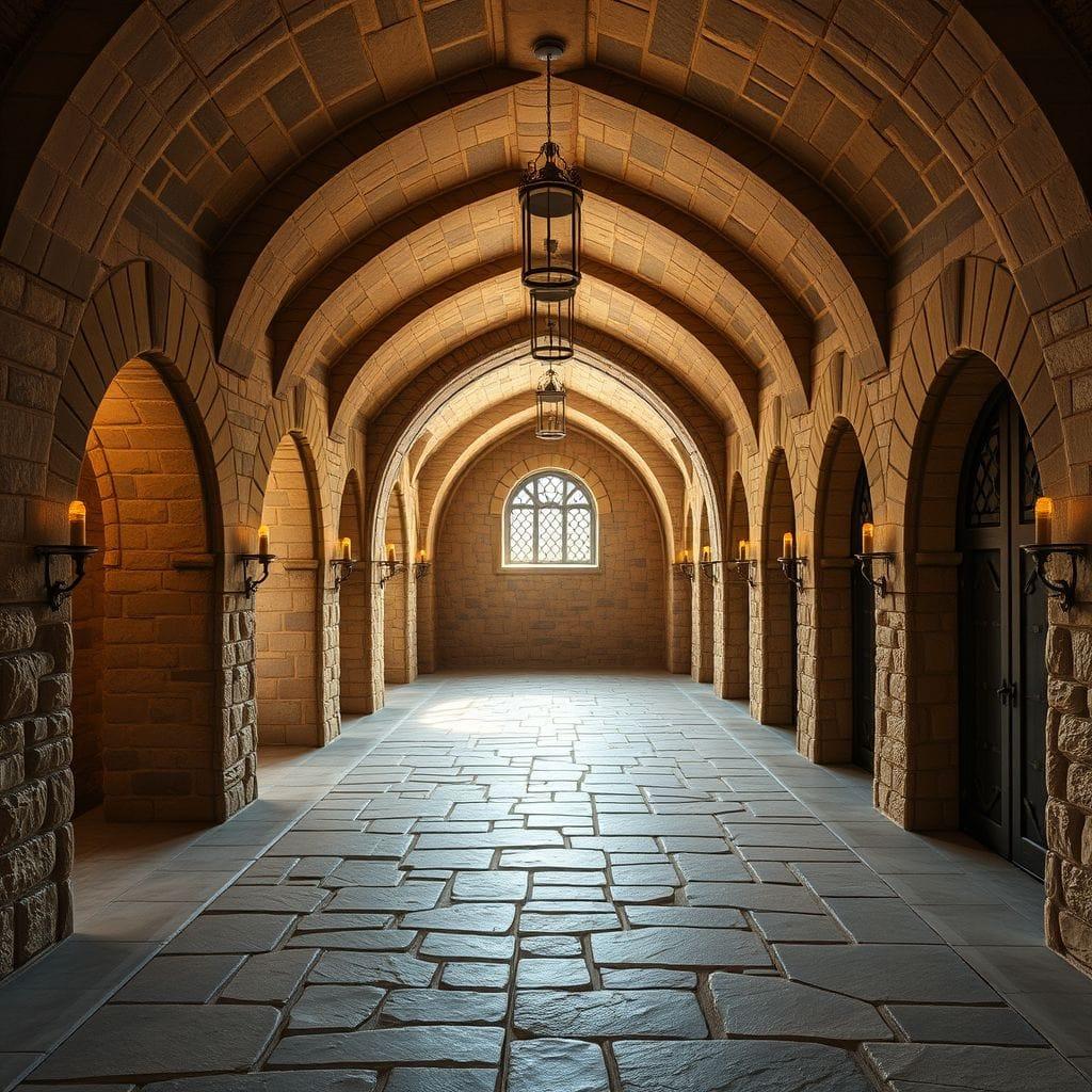 Medieval garage - AI Generated