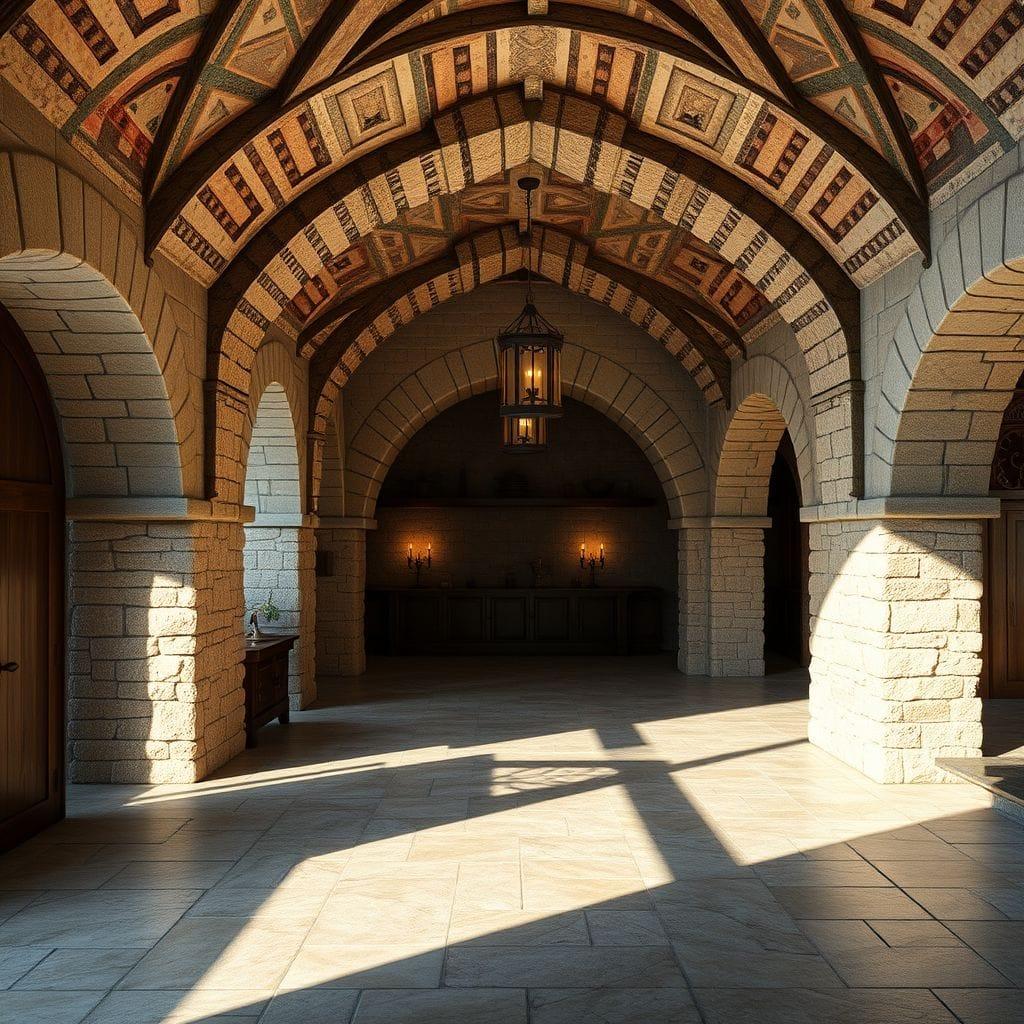 Medieval garage - AI Generated
