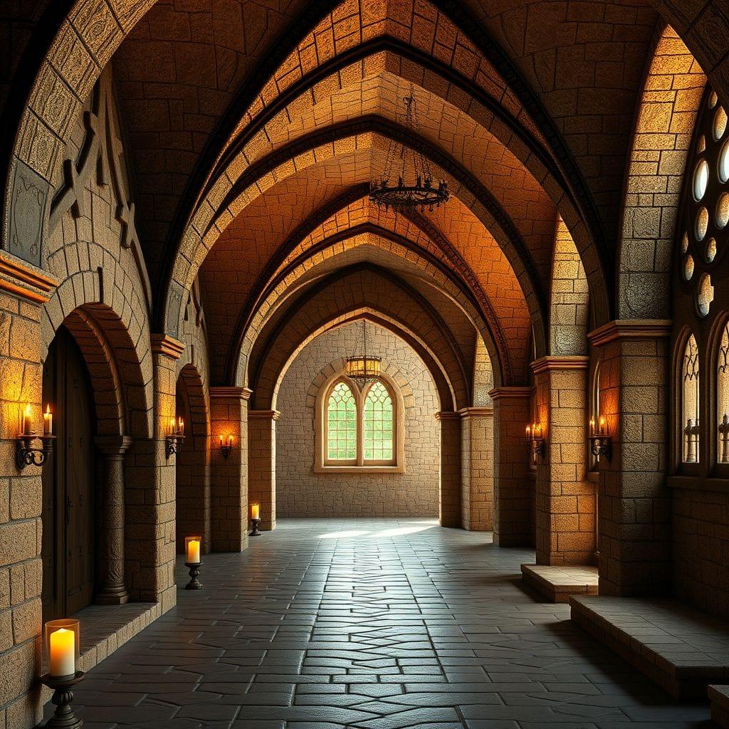 Medieval garage - AI Generated