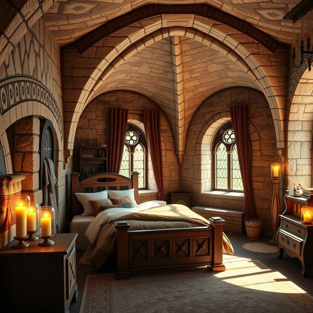 Medieval kids room - AI Generated