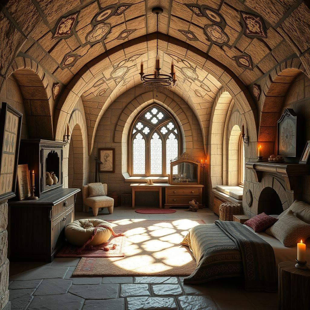 Medieval kids room - AI Generated