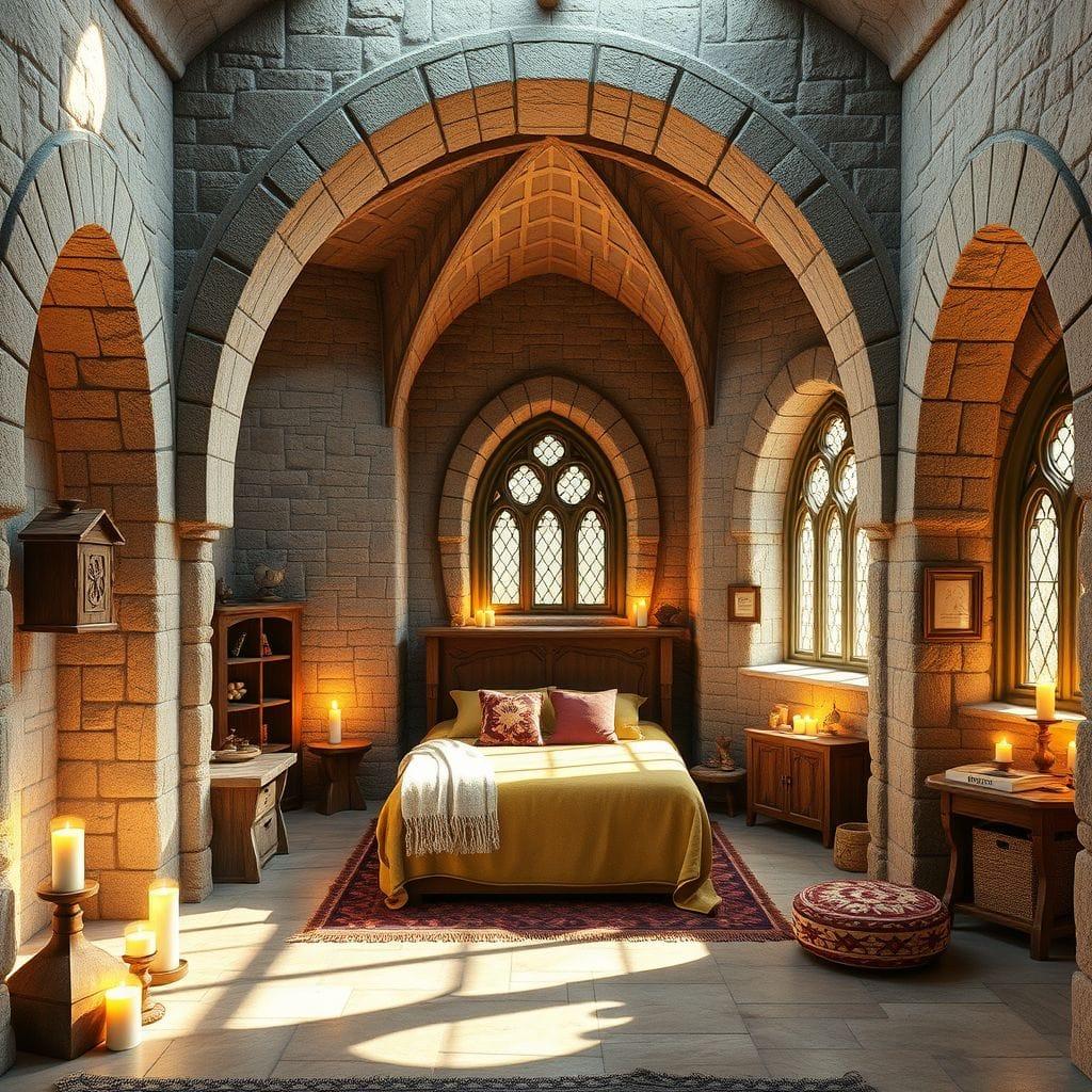 Medieval kids room - AI Generated