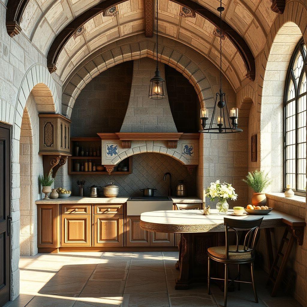 Medieval kitchen - AI Generated
