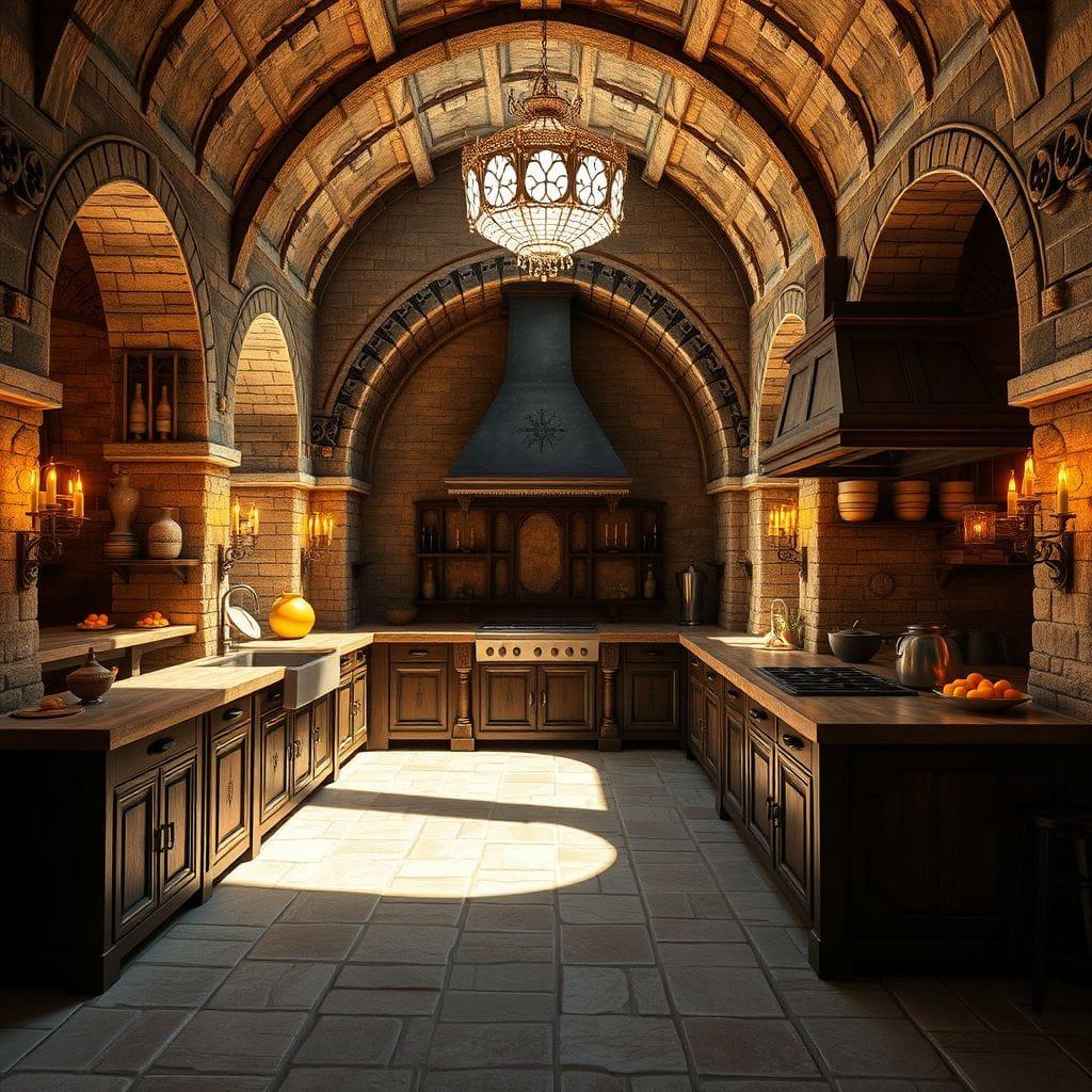 Medieval kitchen - AI Generated