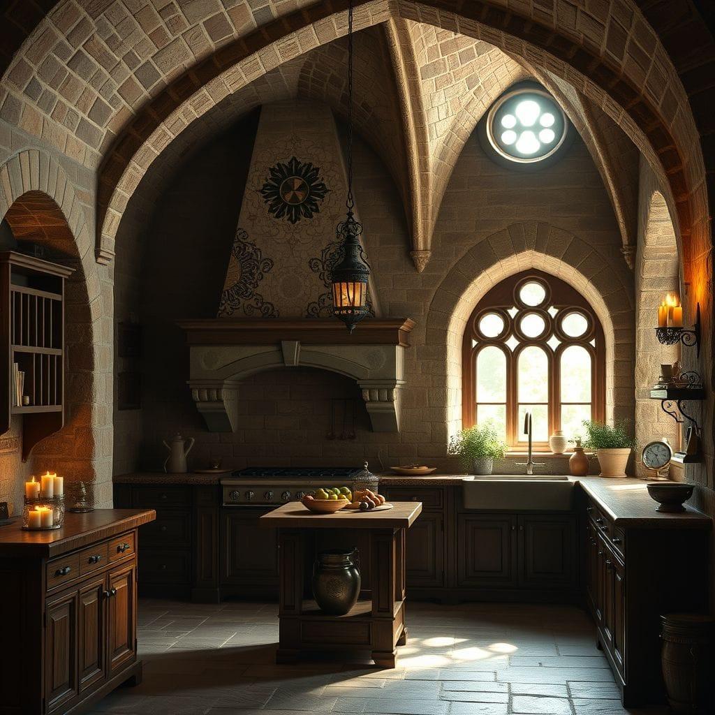 Medieval kitchen - AI Generated