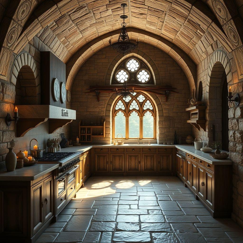 Medieval kitchen - AI Generated