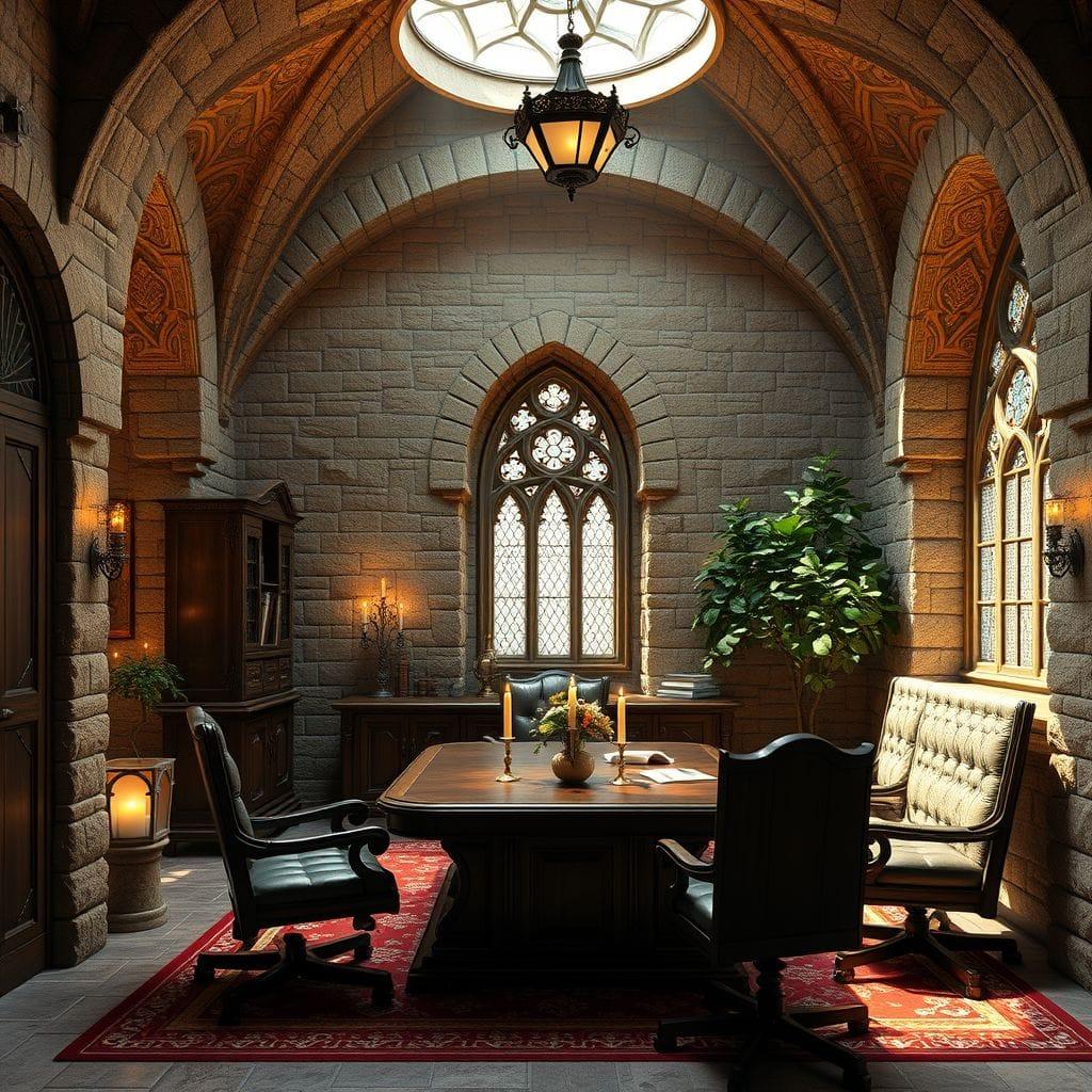 Medieval office - AI Generated