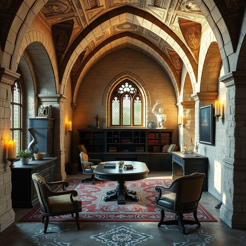 Medieval office - AI Generated