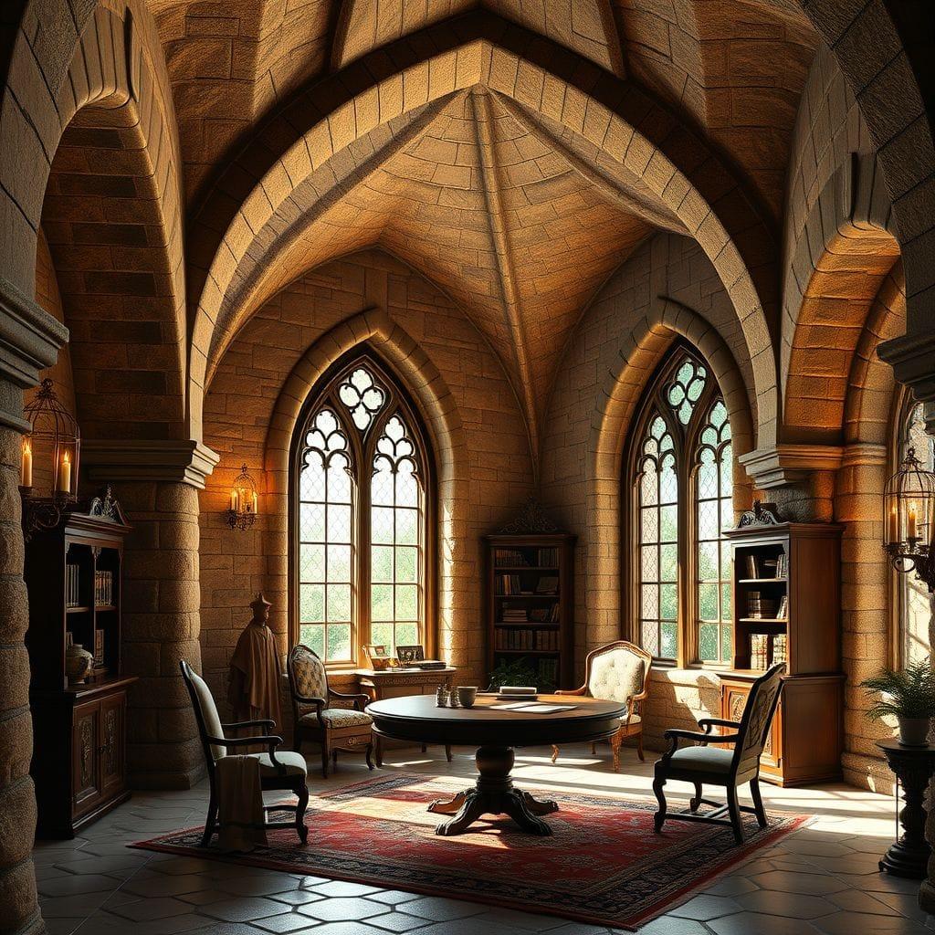 Medieval office - AI Generated
