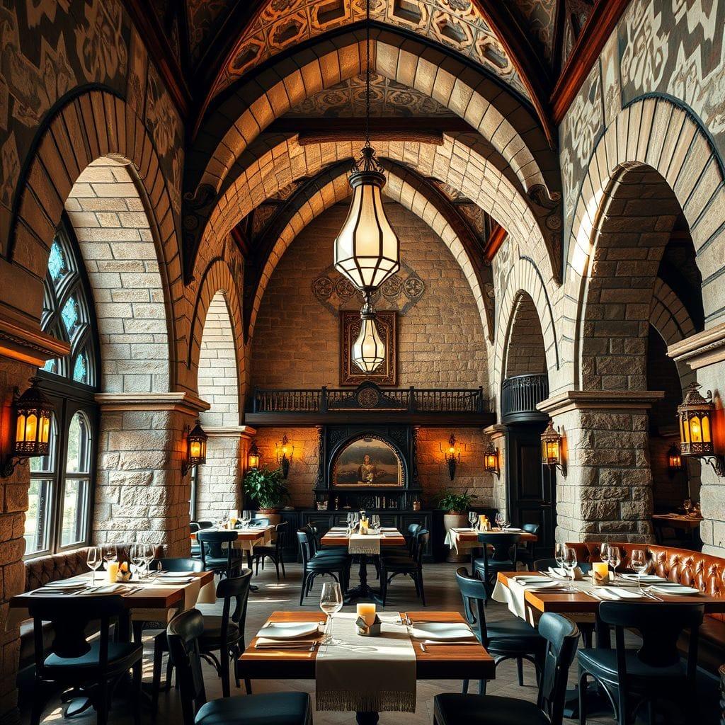 Medieval restaurant - AI Generated