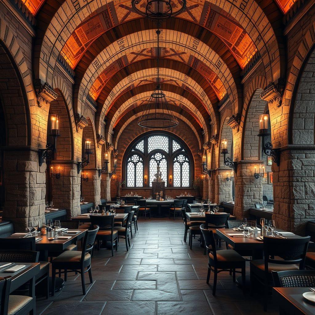 Medieval restaurant - AI Generated