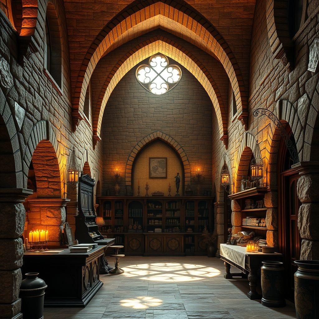 Medieval store - AI Generated