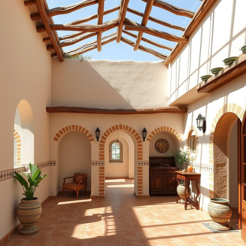 Mediterranean attic - AI Generated