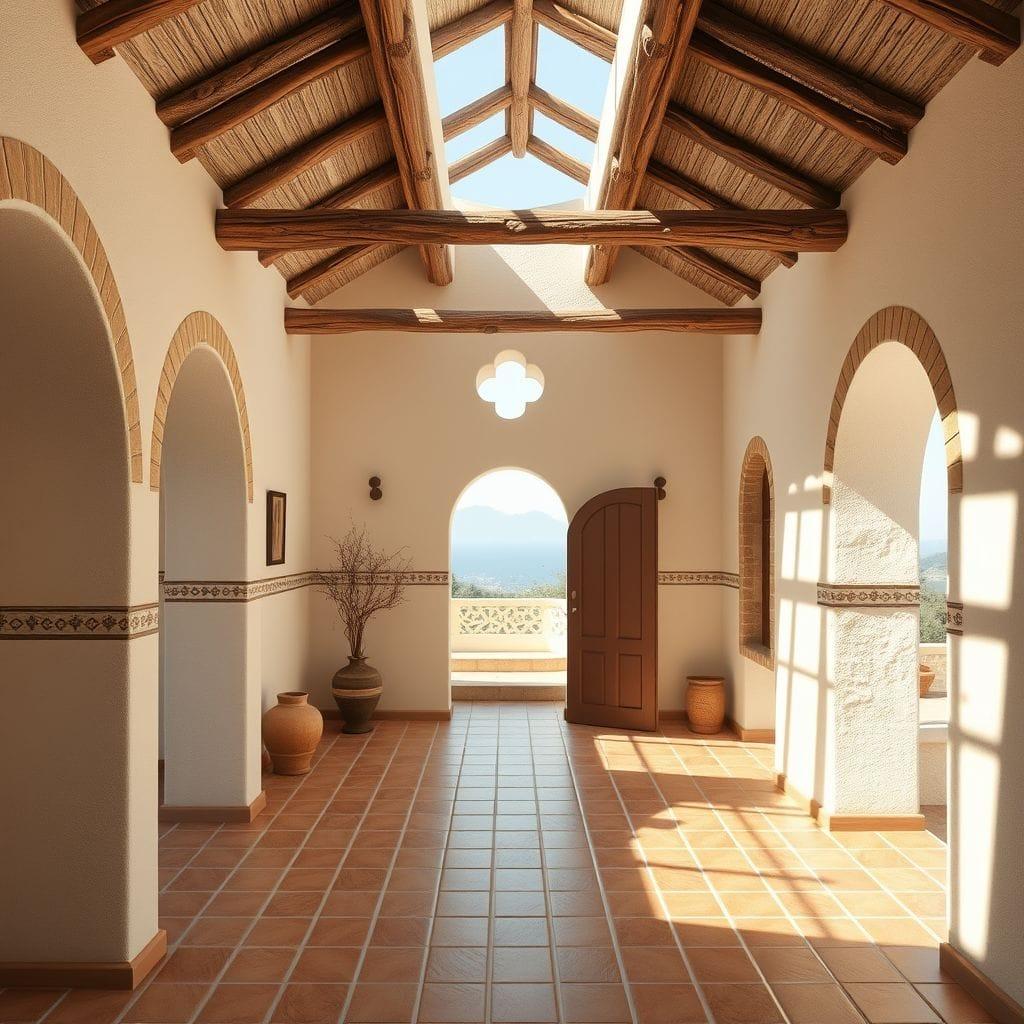 Mediterranean attic - AI Generated