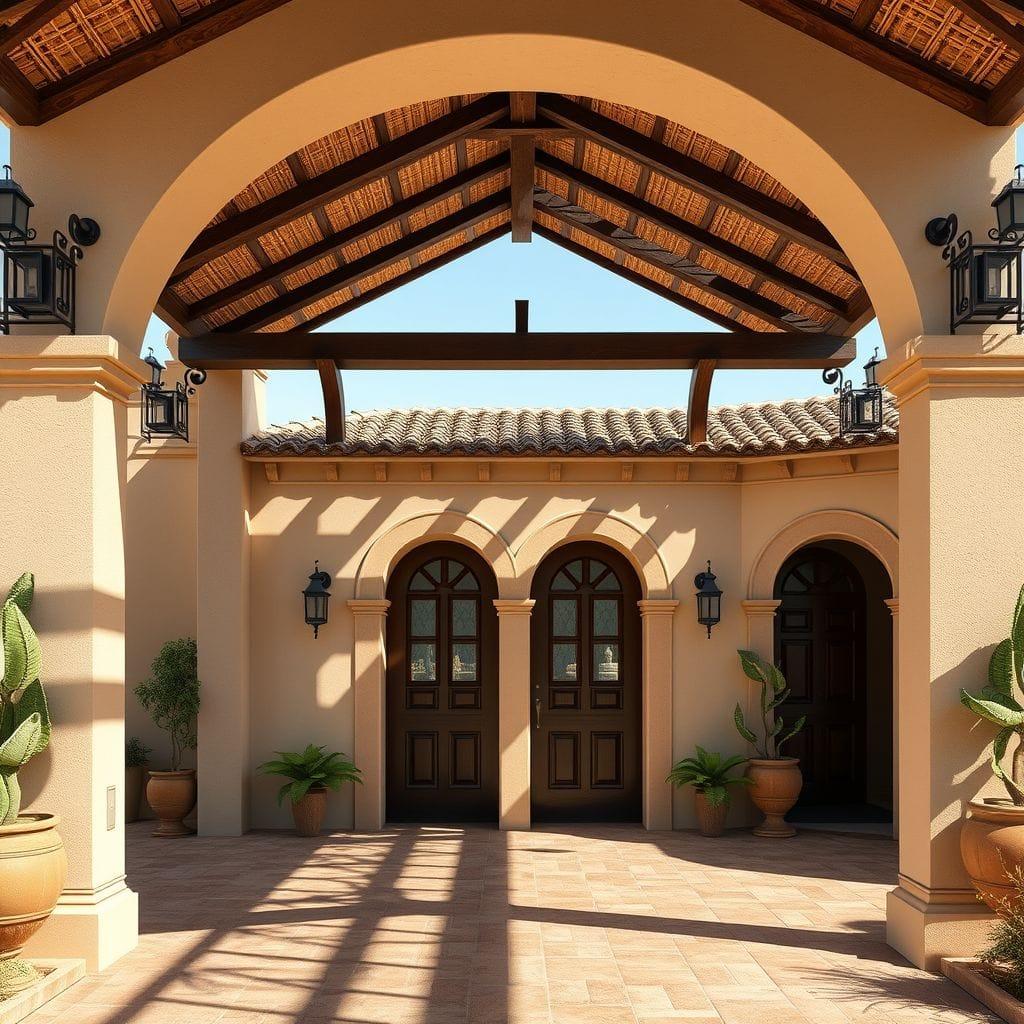 Mediterranean carport - AI Generated