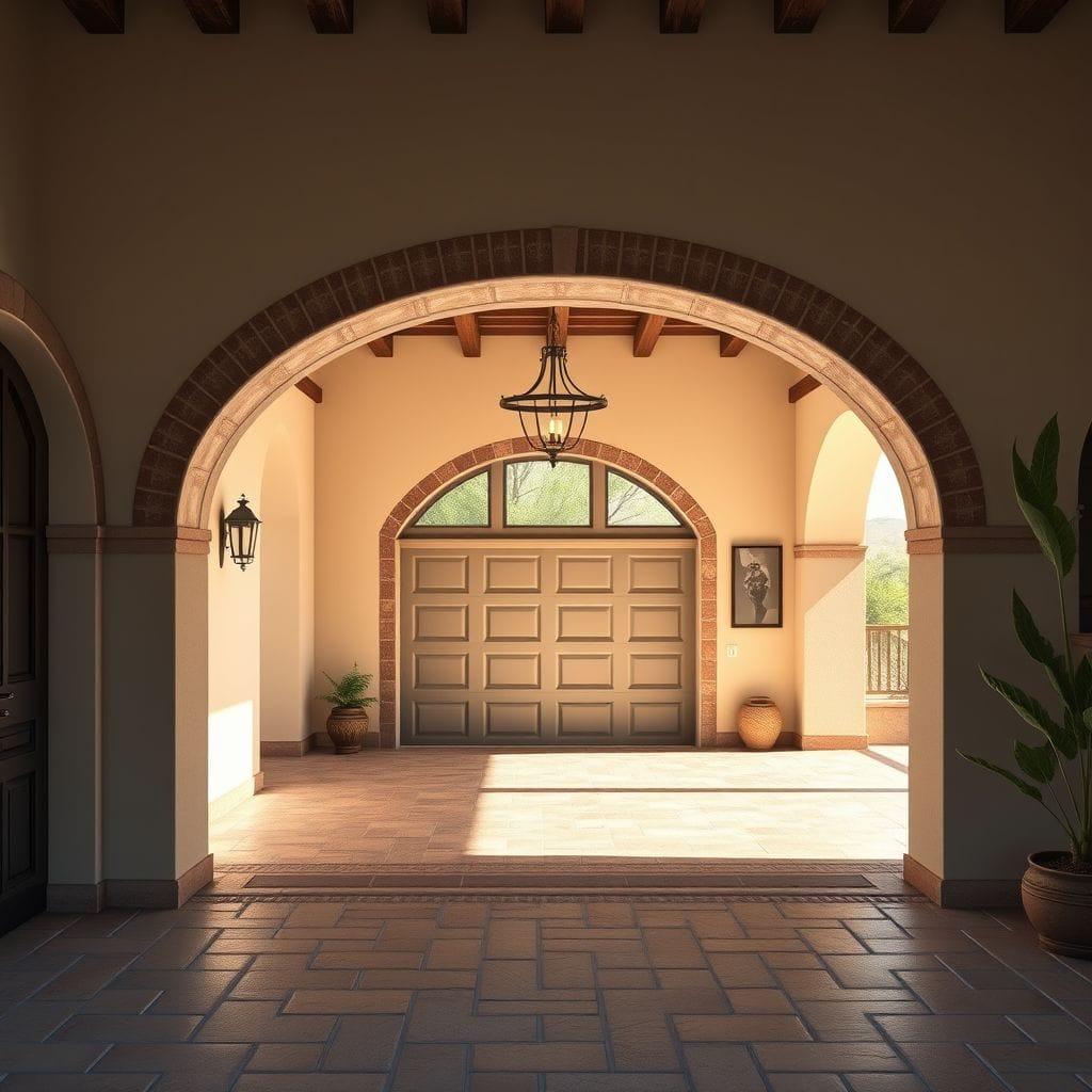 Mediterranean garage - AI Generated