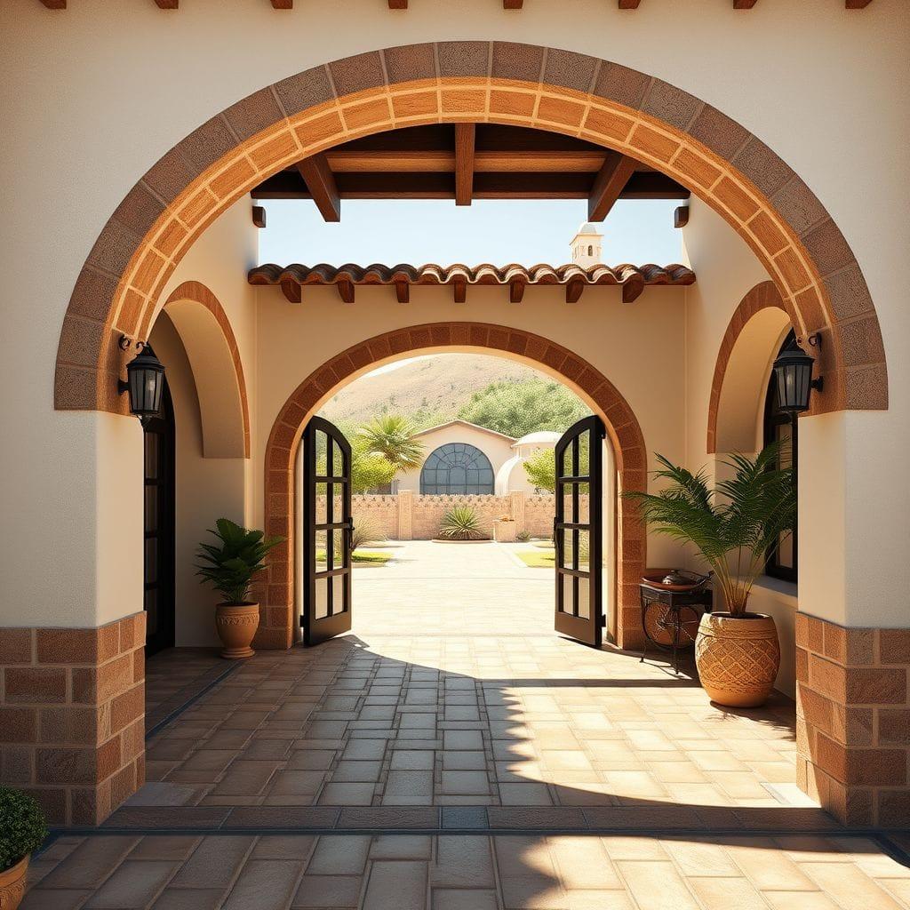 Mediterranean garage - AI Generated