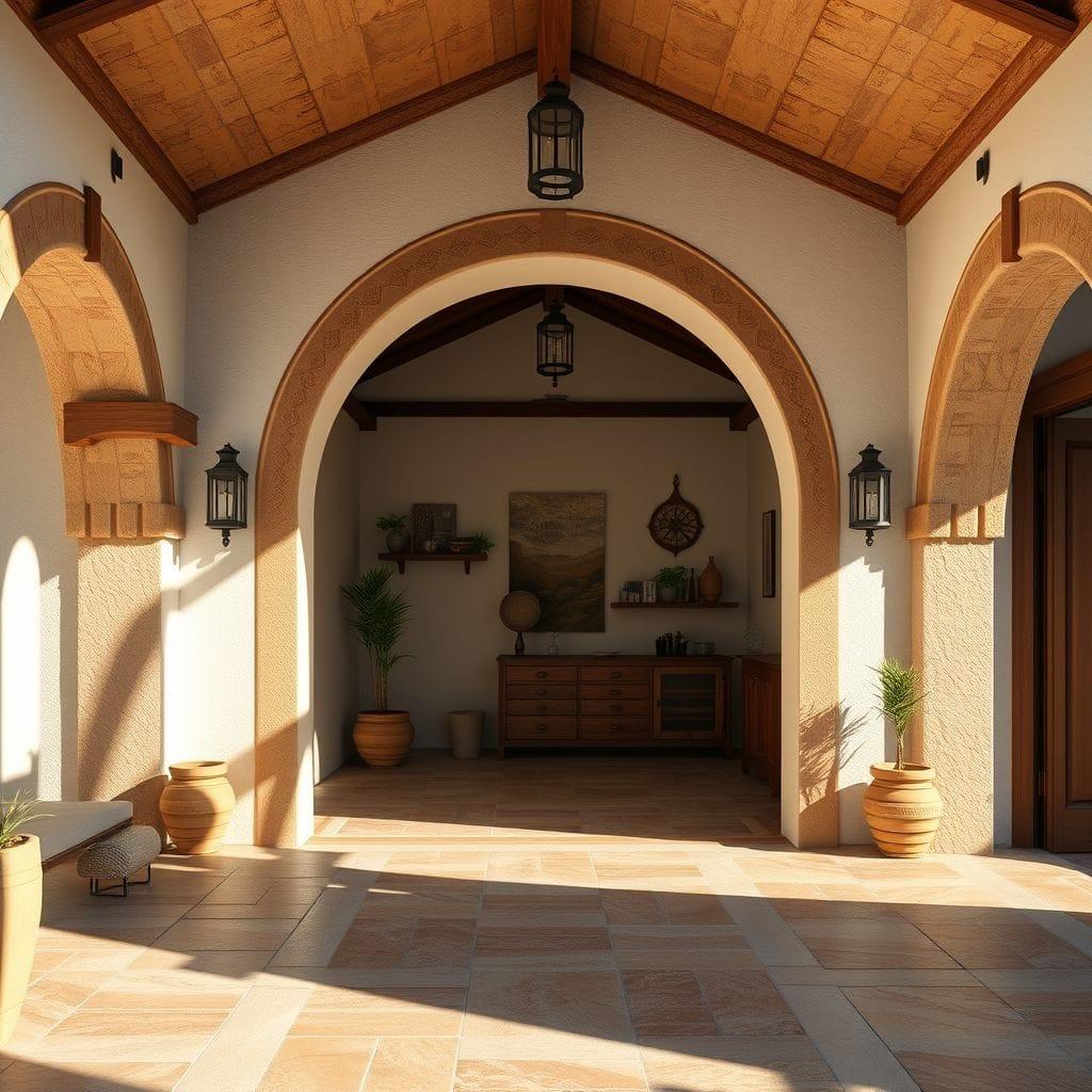 Mediterranean garage - AI Generated