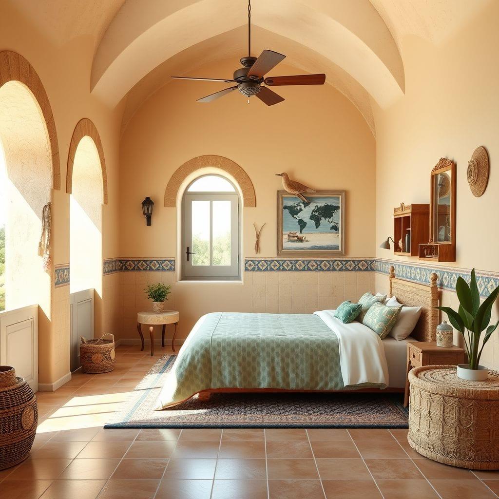 Mediterranean kids room - AI Generated