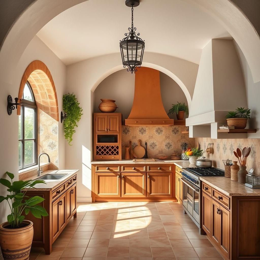 Mediterranean kitchen - AI Generated