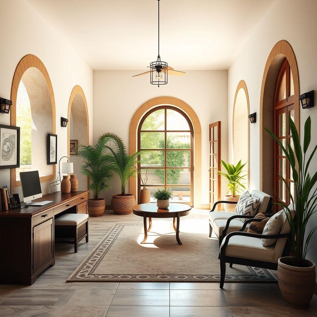 Mediterranean office - AI Generated