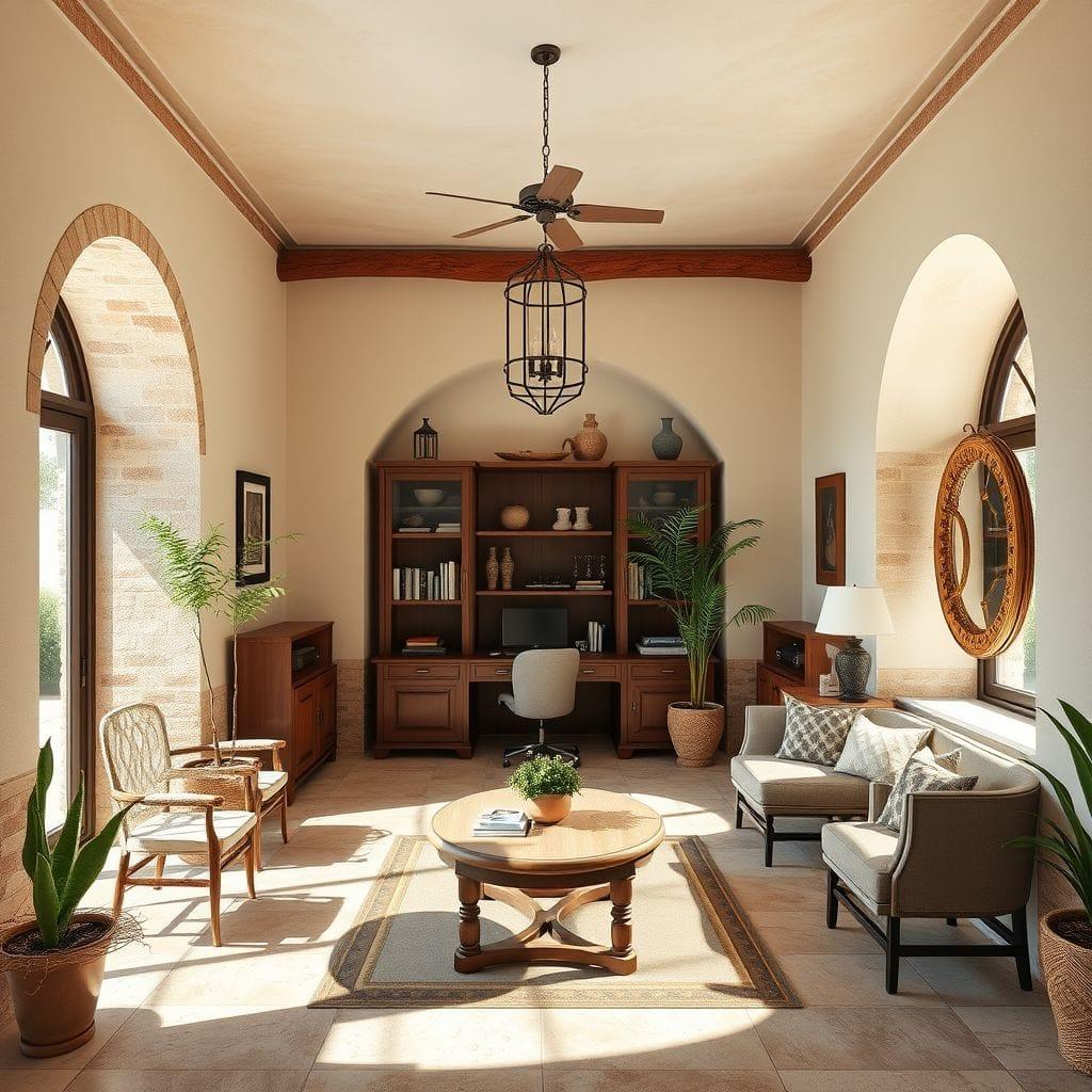 Mediterranean office - AI Generated