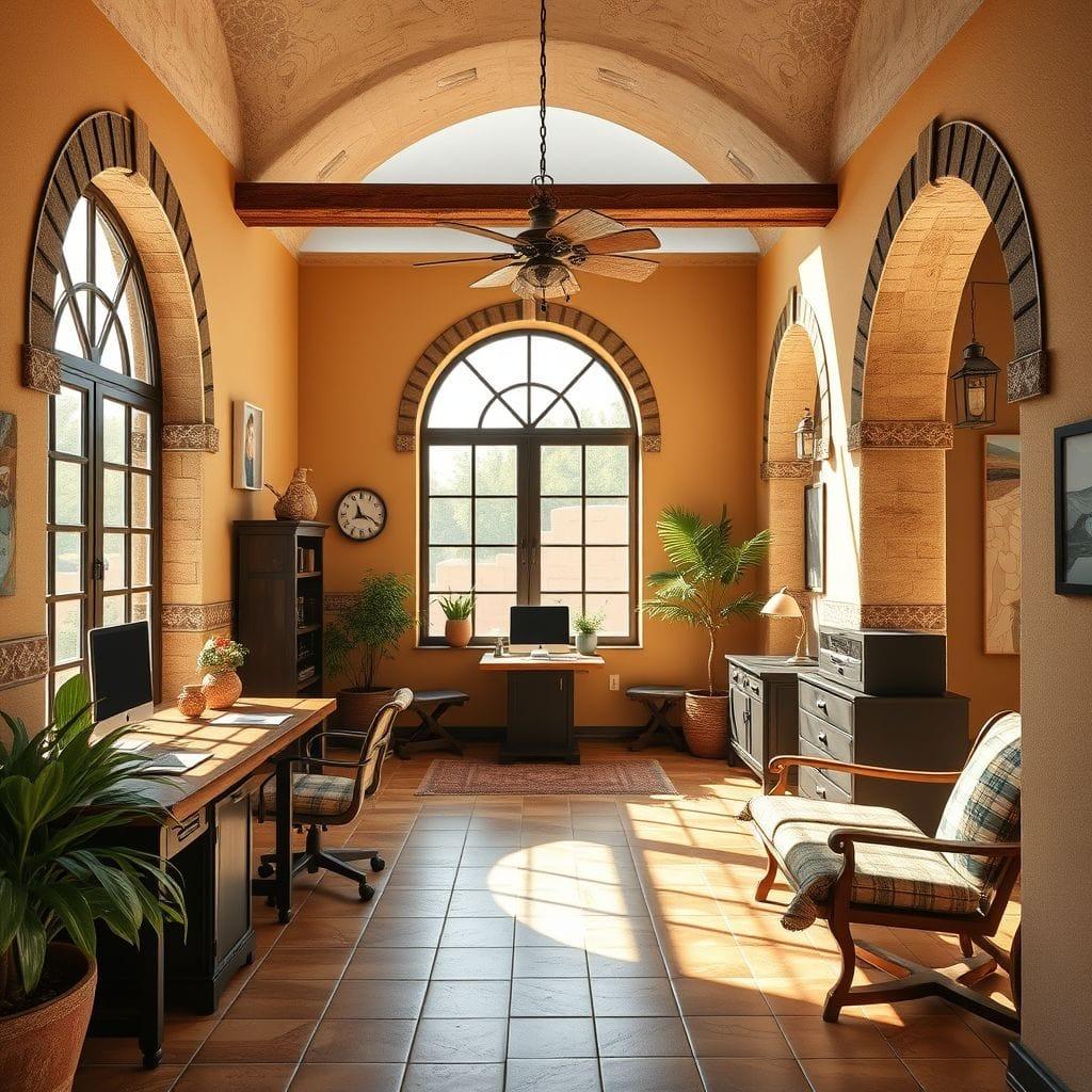 Mediterranean office - AI Generated