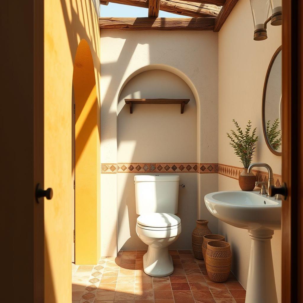 Mediterranean toilet - AI Generated