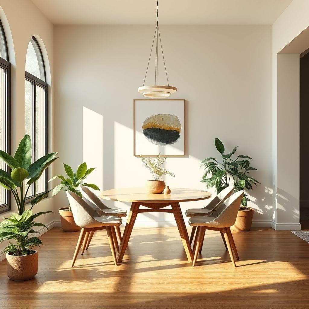 Midcentury Modern dining room - AI Generated
