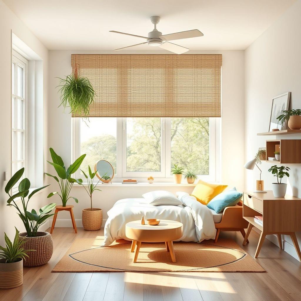 Midcentury Modern kids room - AI Generated