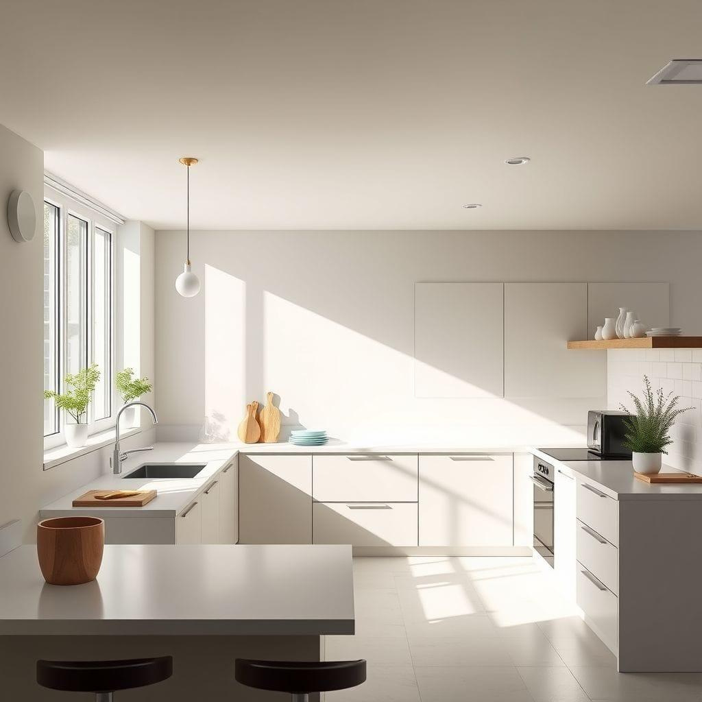 Minimalist kitchen - AI Generated